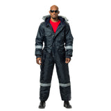 Unisex Navy Blue Snowsuit Ski Snow suit One piece