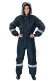 Unisex Navy Blue Snowsuit Ski Snow suit One piece